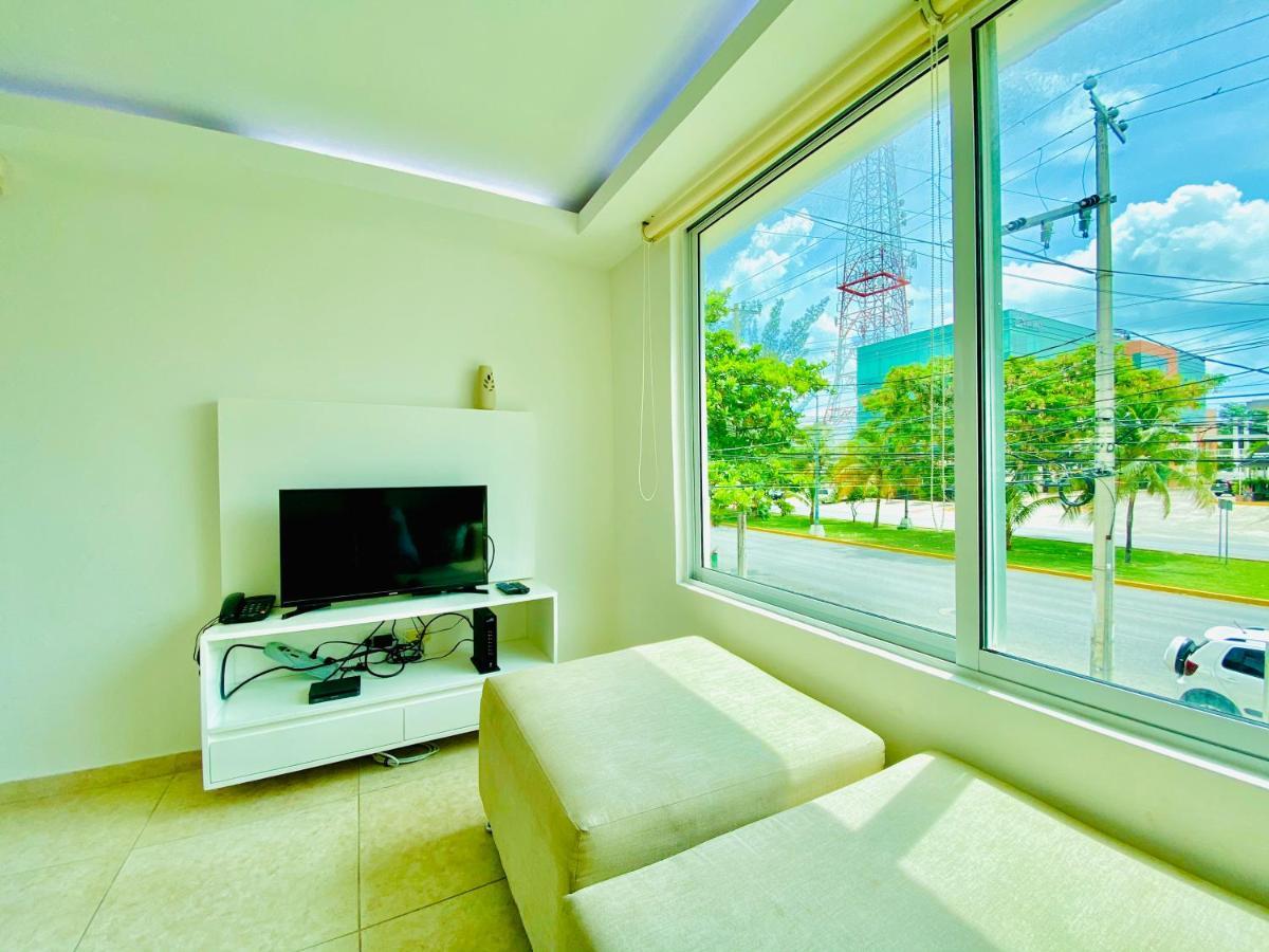 Apartamento Calido Y Moderno En La Entrada De La Zona Hotelera Канкун Экстерьер фото